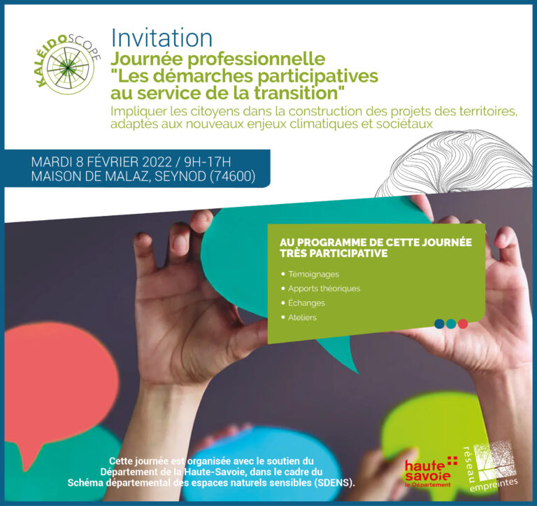 Programme - Les démarches participatives au service de la transition - 8 février 2022