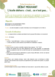 Couverture - Débat mouvant