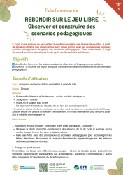 Rebondir sur le jeu libre