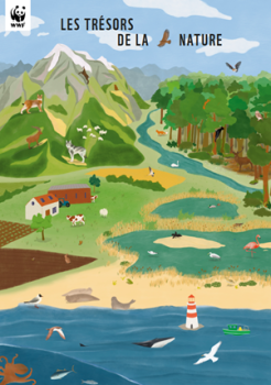 Poster les tresors de la nature WWF France Poster les tresors de la nature WWF France